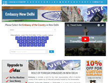 Tablet Screenshot of embassynewdelhi.com